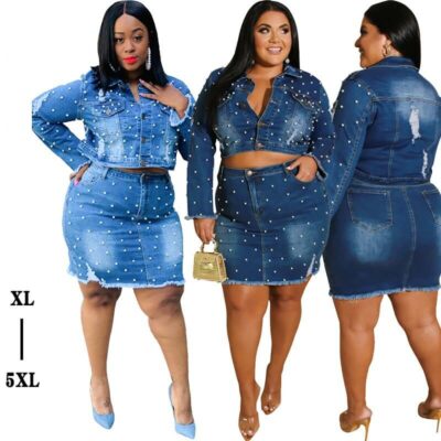 Plus Size Matching Skirt Sets - main picture