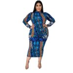 Plus Size Dresses Under 100 - blue positive