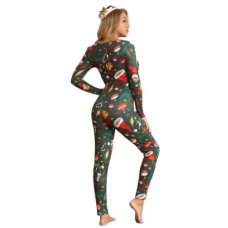 Christmas Dress Ladies Jumpsuit – right VIew