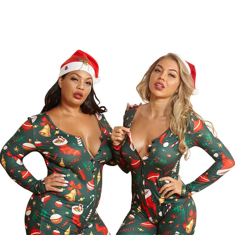 Plus Size Christmas Jumpsuit - Plus Size Jumpsuit | Chic Lover