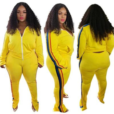 Plus Size Large Sports Package - yellow color