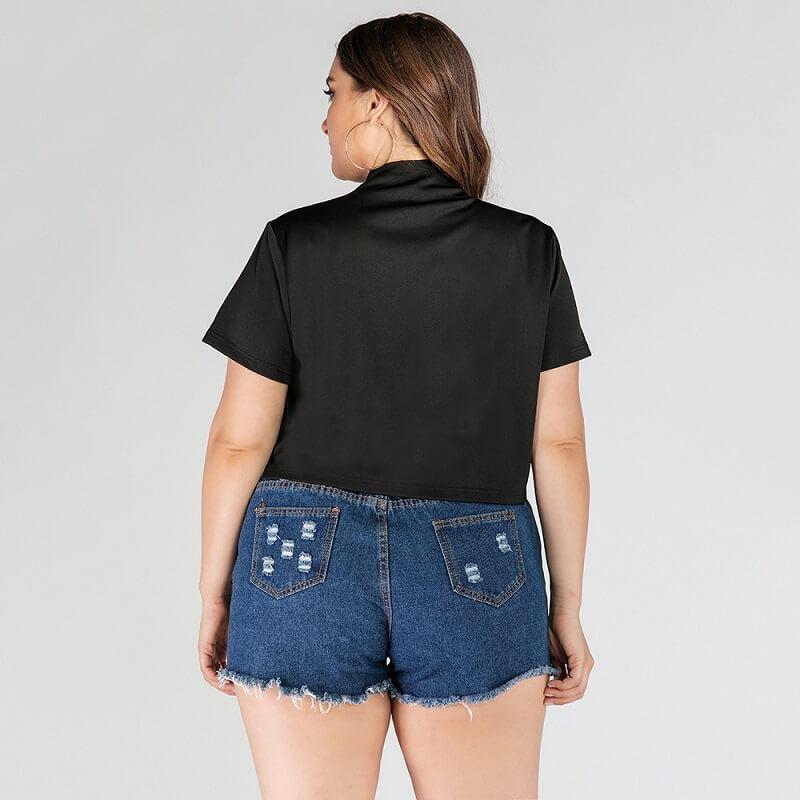 Plus Size Nike T Shirt - black back
