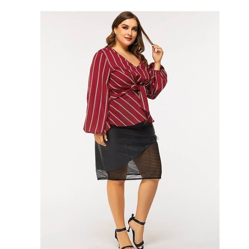 Red Shirt Plus Size - red whole body