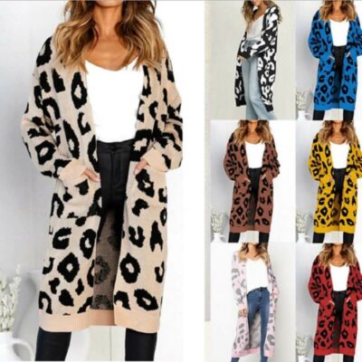 Plus Size Leopard Sweater - main picture