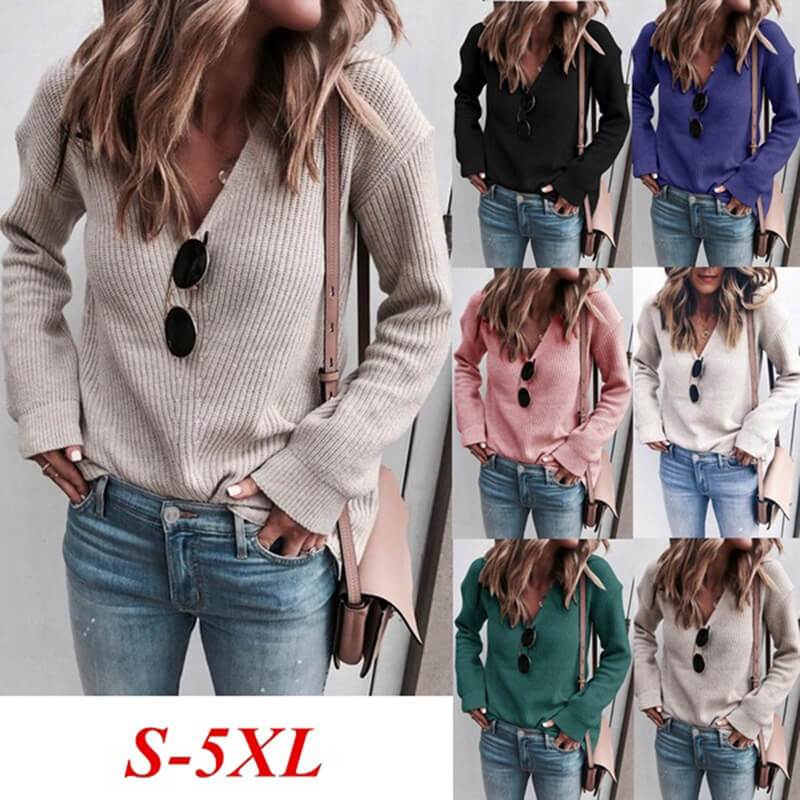 Plus Size Wrap Sweater - main picture