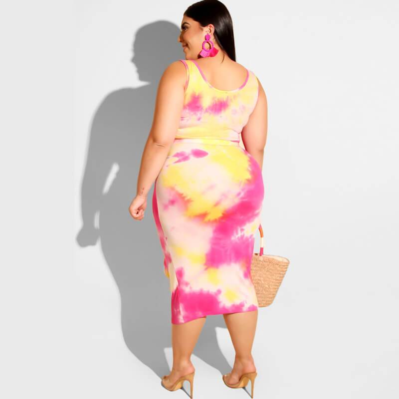 Plus Size Prairie Chic Style Outfits - pink back