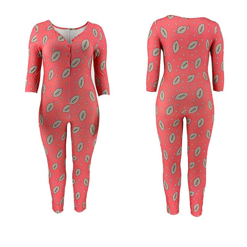 Jumpsuit with Train Plus Size - red model picture