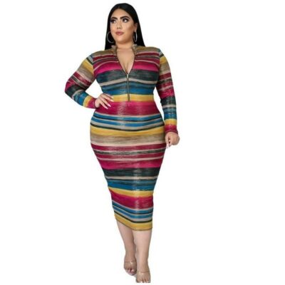 Cheap Plus Size Maxi Dresses Under 20 - colorful positive