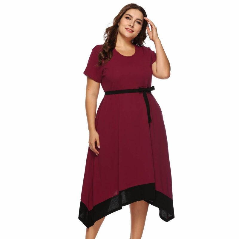 Plus Size Formal Dresses For Weddings -  red color