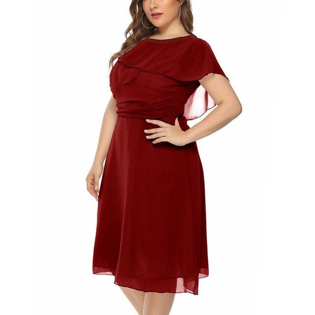 Plus Size Casual Wedding Dresses - red color