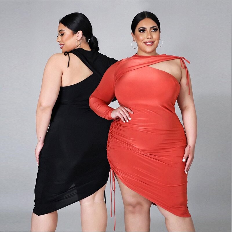 Plus Wrap Dress – Wholesale Plus Size Sexy Dresses (1)