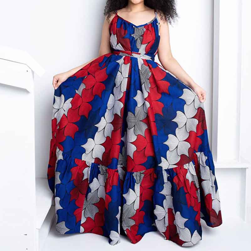 boho dresses in extended sizes-red-model figure