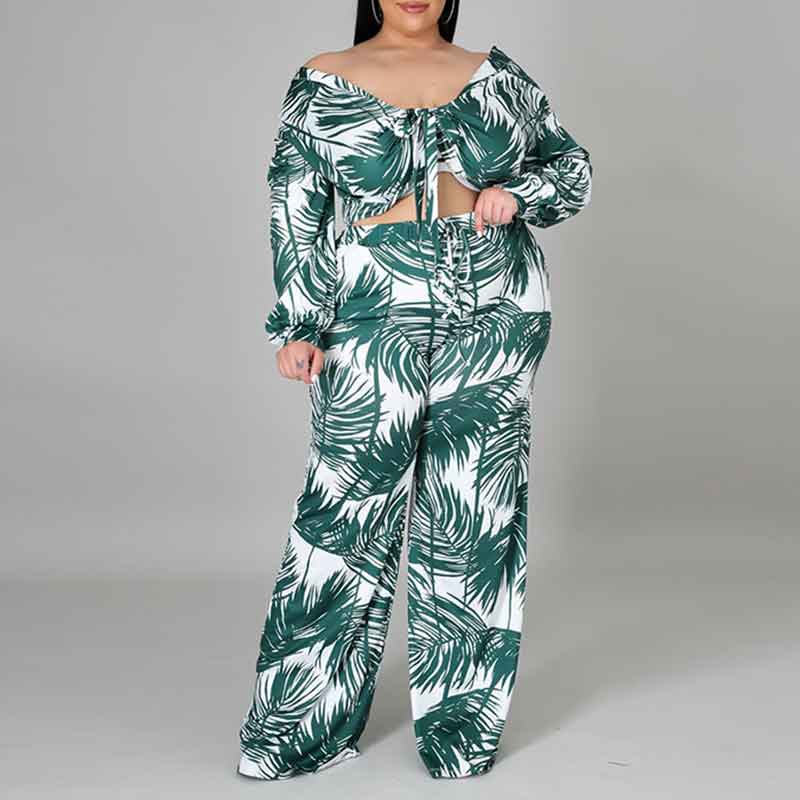 plus size lounge sets womens-front view