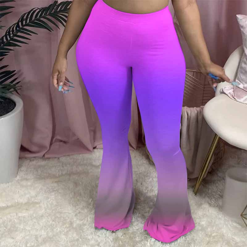 sexy flare pants-purple
