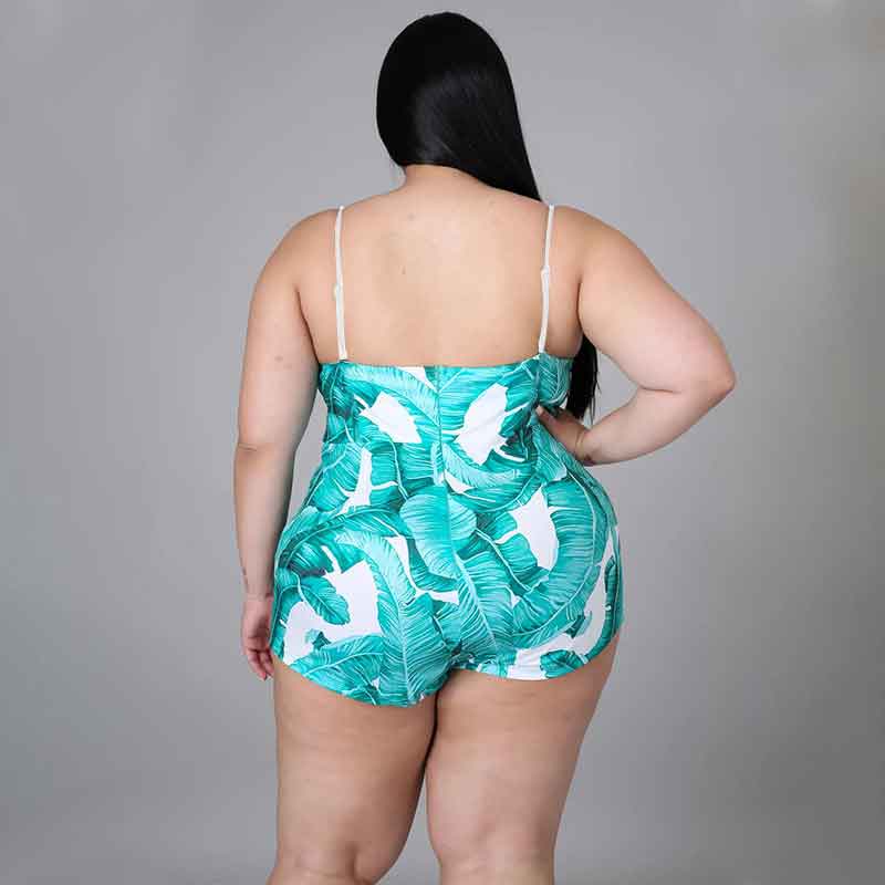 two piece dress plus size-white-lining-back view