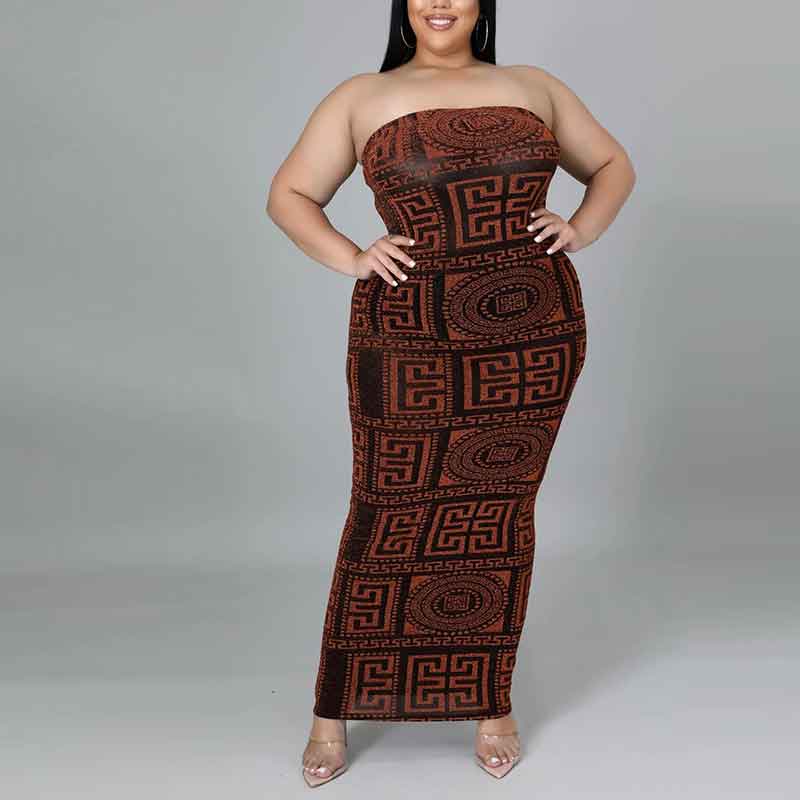 plus size bodycon club dresses-red-front view