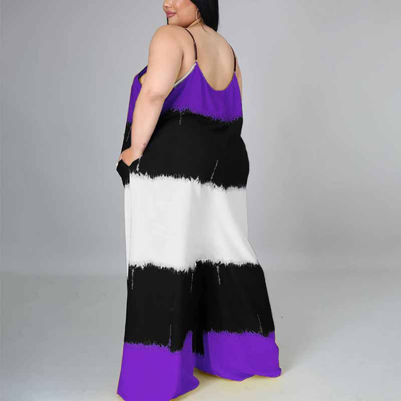 plus slip dress-purple-purple-left side view
