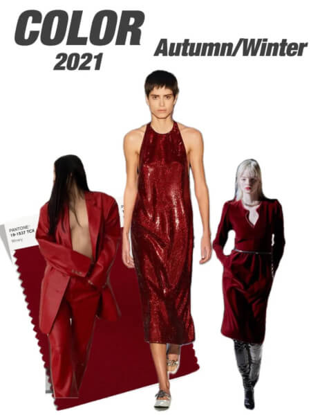 Autumn Winter Latest Colour In Fashion Of 2021-Chateau Red