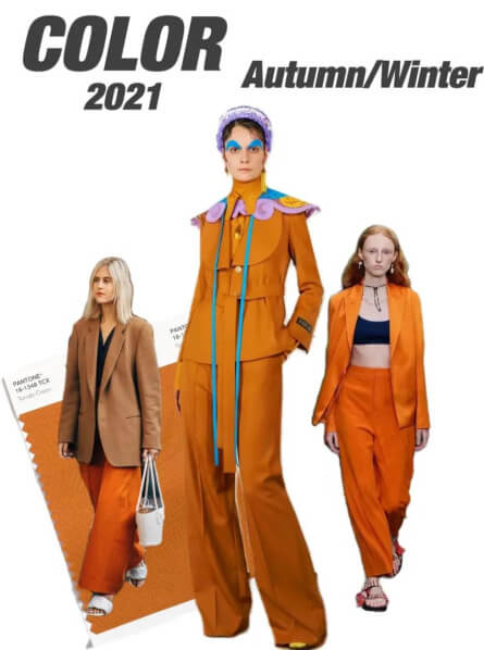 Automne Hiver Dernière Couleur À La Mode De 2021-Creamy Tomato Brown