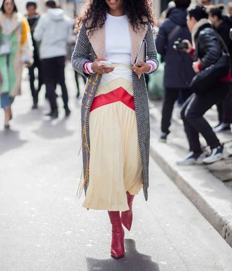 How to wear a windbreaker in autumn-Windbreaker + dress