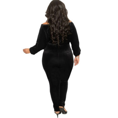 Two Piece Sexy Plus Size – Plus Size Two Piece Sets Wholesale Chic Lover - back view